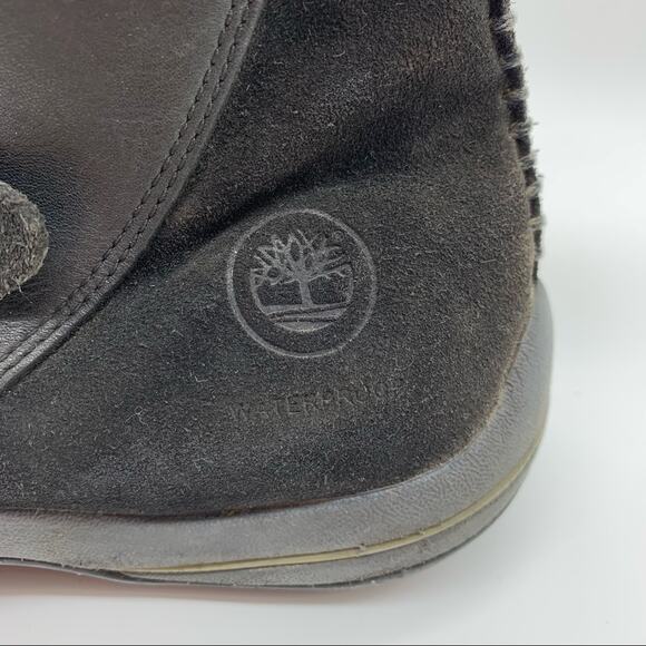 Timberland X Smartwool Vibram Hook Strap High Top Hiking Boots Black Size 6 - Picture 9 of 15